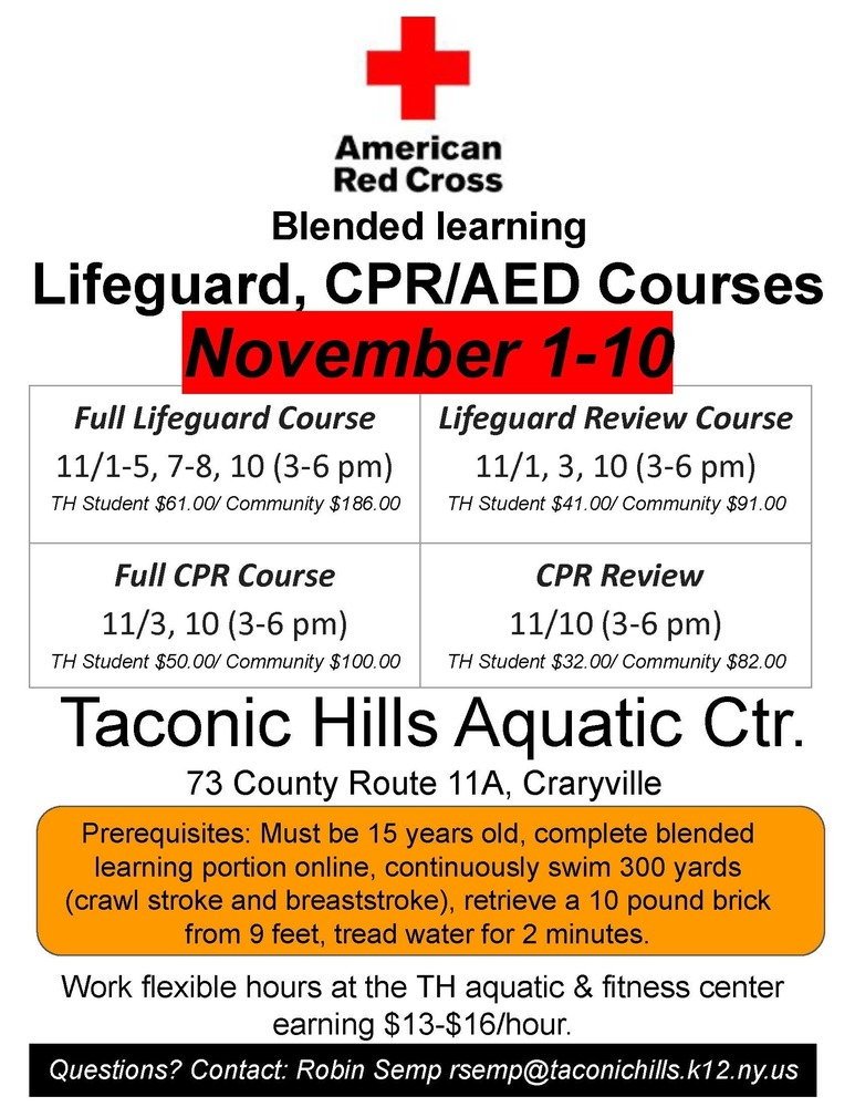 Lifeguard/CPR/AED Courses