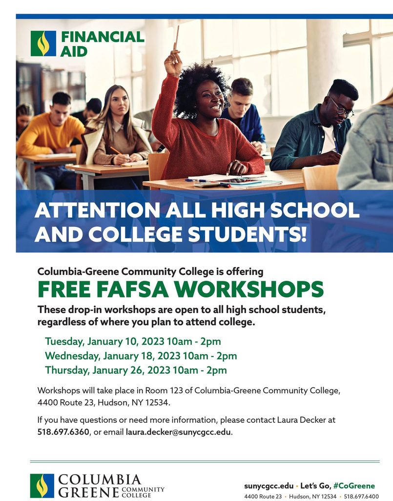 FAFSA Workshop Flyer